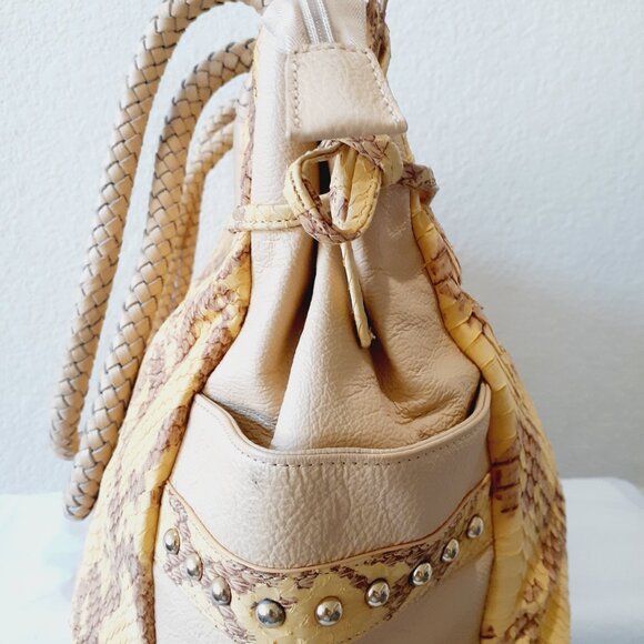Chi Snake Leather Tote Purse - Picture 7 of 15